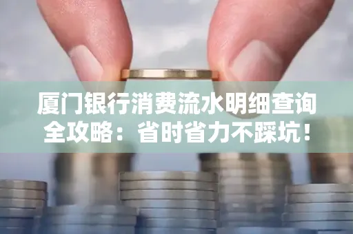 厦门银行消费流水明细查询全攻略：省时省力不踩坑！